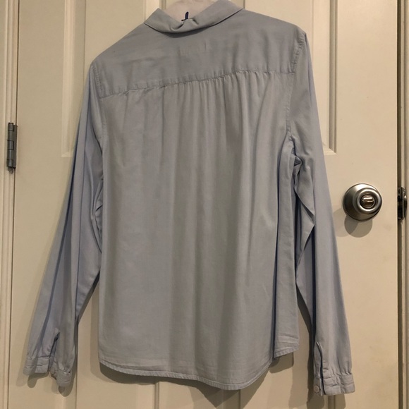 Talbots Pleated Button Down Top - Picture 3 of 3